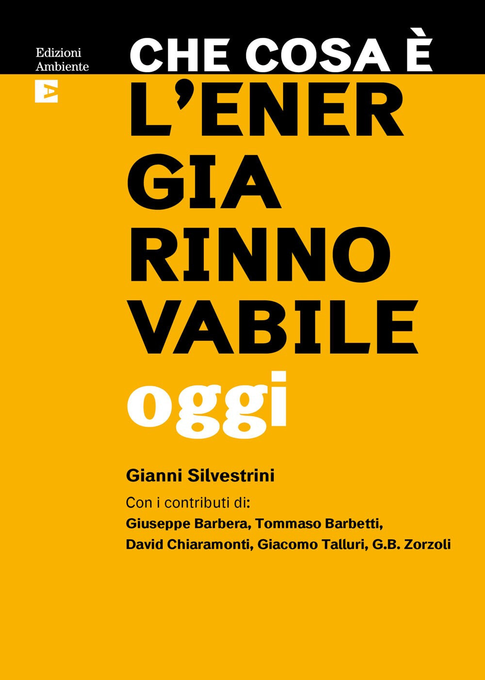 Che cosa è l'energia rinnovabile oggi - Silvestrini Gianni