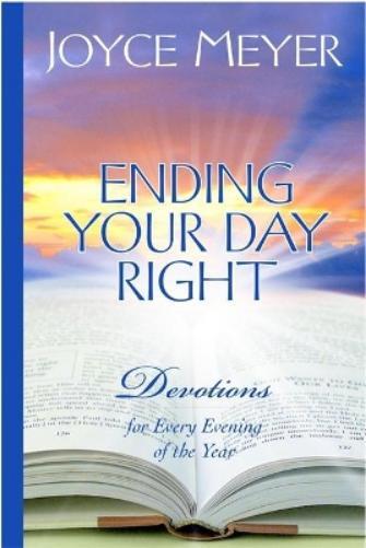 Joyce Meyer Ending Your Day Right (Copertina rigida)