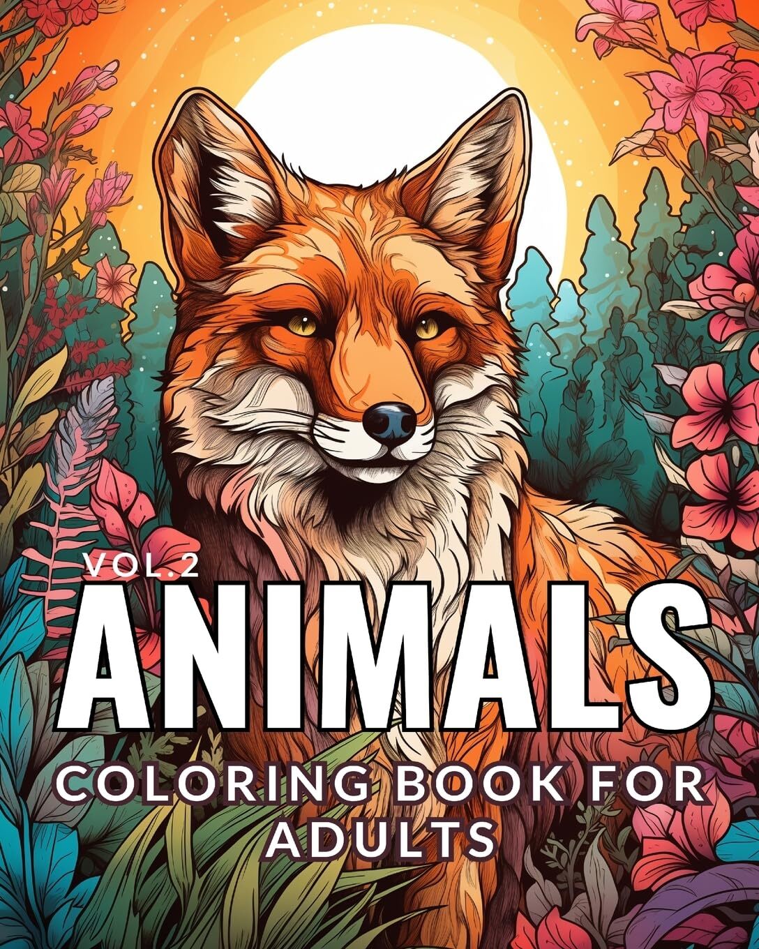 James Huntelar Animals - Coloring book for adults Vol.2 (Tascabile)
