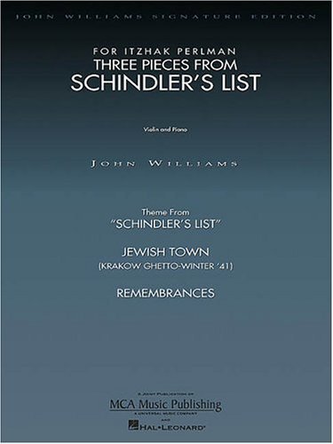 J. Williams 3 Pieces From Schindler's List (Tascabile)