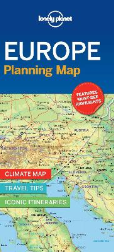 Lonely Planet Europe Planning Map (Map) Map