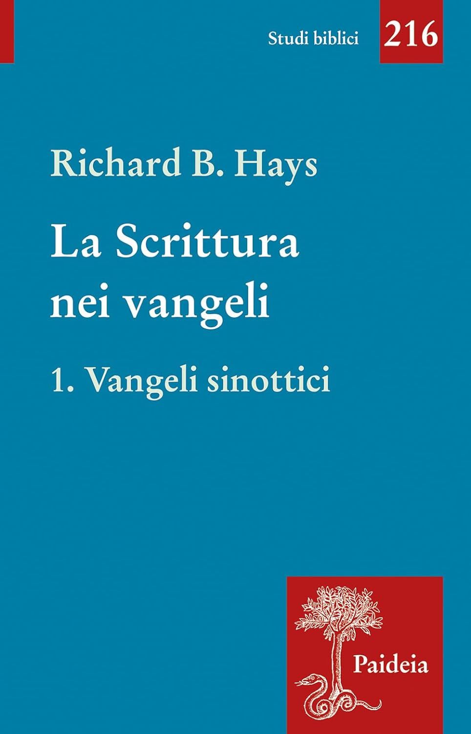 9788839410023 La scrittura nei Vangeli. Vangeli sinottici (Vol. 1) - Richard B.