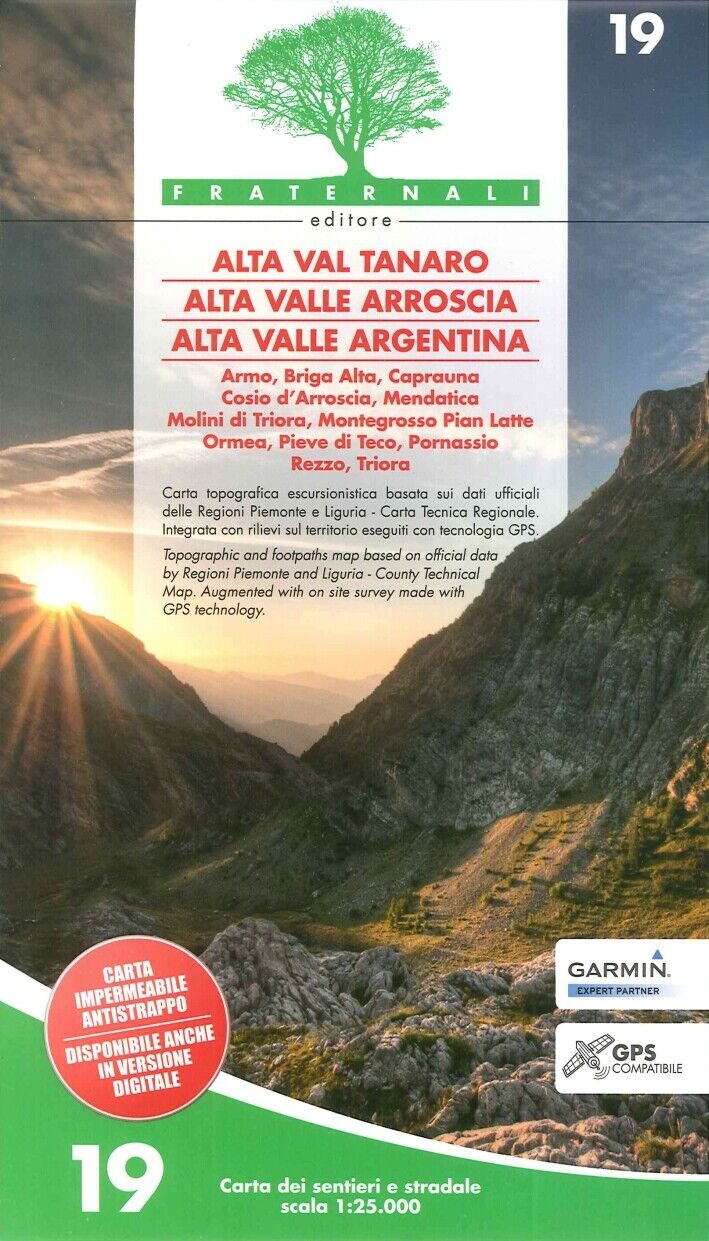 Libri Carta N. 19. Alta Valle Tanaro, Alta Valle Arroscia, Alta Valle Argentina.