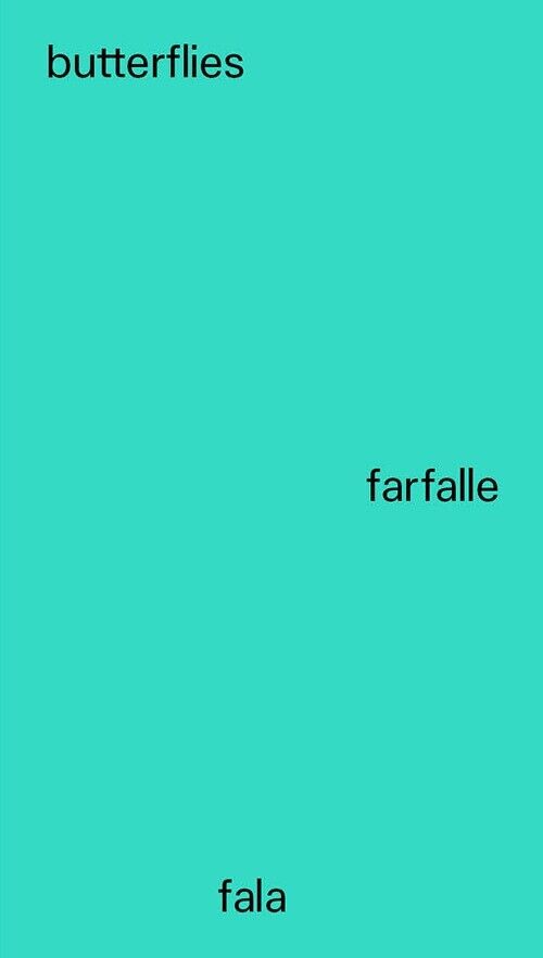 Butterflies Farfalle - [Libria]