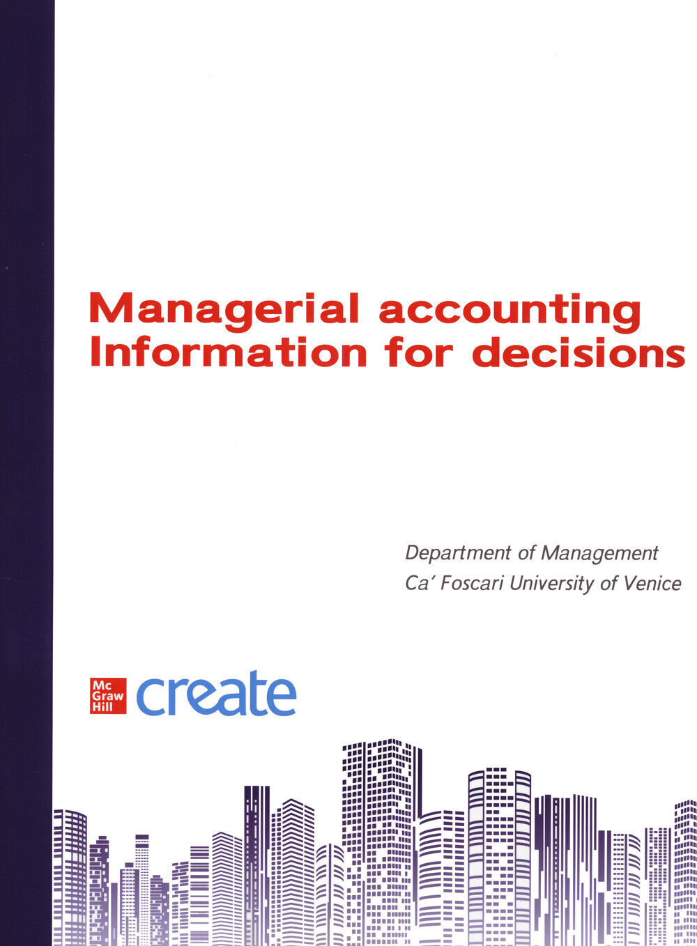 Software: managerial accounting. Con Connect - AA.VV.