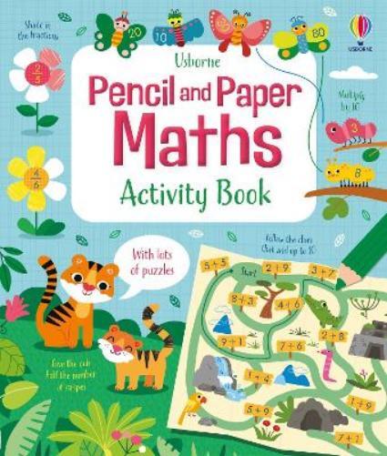 Usborne Pencil and Paper Maths (Tascabile) Maths Activity Books