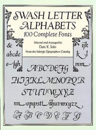 Dan X. Solo Swash Letter Alphabets (Tascabile)