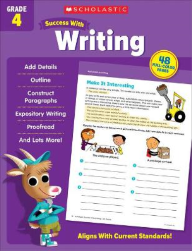 Scholastic Success with Writing Grade 4 Workbook (Tascabile)
