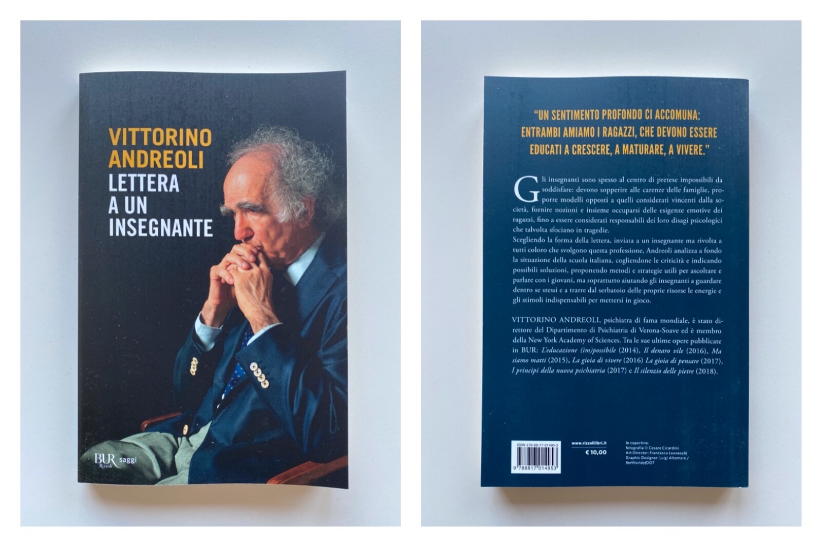 Vittorino Andreoli, Lettera a un insegnante