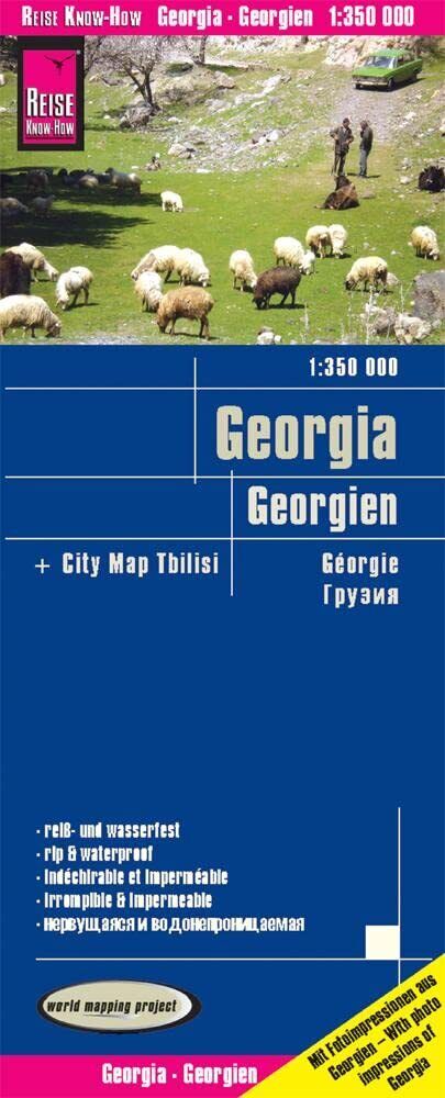 9783831772728 Reise Know-How Landkarte Georgien (1:350.000): worldmappingproject
