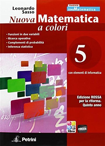 9788849417920 Nuova matematica a colori. Con elementi di informa...T.COL.ROSSA 5