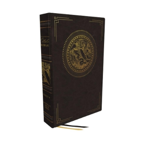Catholic Bible  NRSVCE, Illustrated Catholic Bible, Leath (Rilegato in ecopelle)