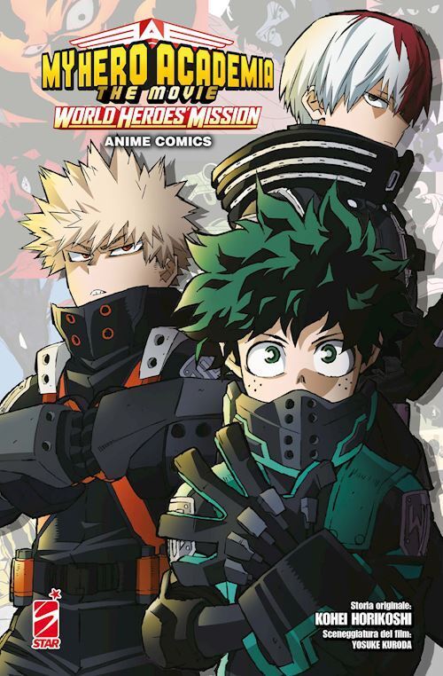 WORLD HEROES' MISSION. MY HERO ACADEMIA. THE MOVIE. ANIME COMICS  - HORIKOSHI