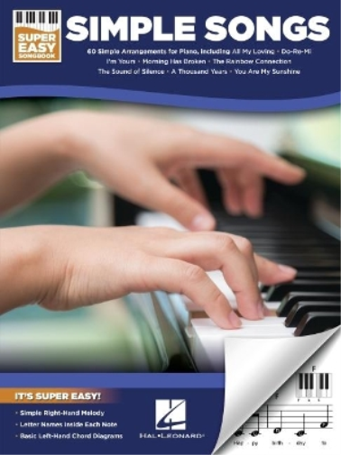 Simple Songs - Super Easy Songbook (Tascabile)