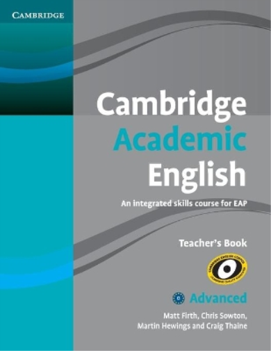 Chris Sowton Martin Hewings Crai Cambridge Academic English C1 Adva (Tascabile)