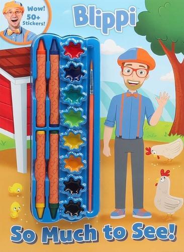 Blippi: So Much to See! (Tascabile) Color & Activity with Crayons and Paint