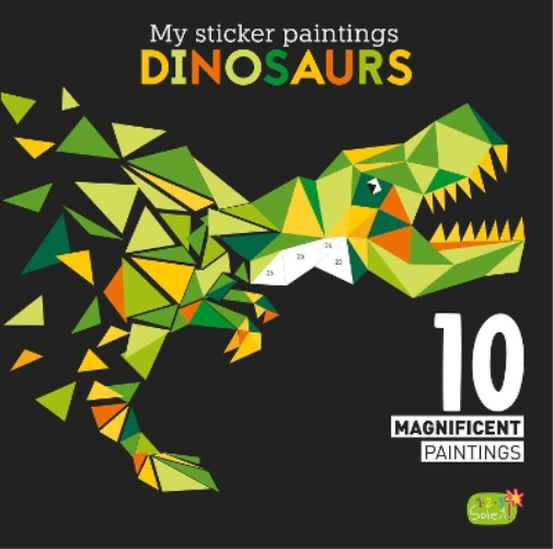 My Sticker Paintings: Dinosaurs (Tascabile)