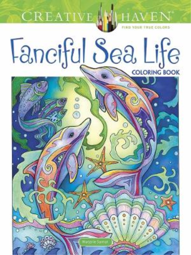Marjorie Sarnat Creative Haven Fanciful Sea Life Coloring Book (Tascabile)