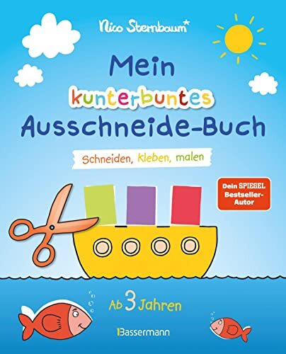 Nico Sternbaum Mein kunterbuntes Ausschneide-Buch. Schneiden, (Copertina rigida)