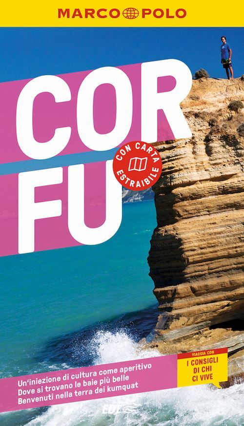 CORFU' GUIDA MARCO POLO 2024 CON CARTA ESTRAIBILE  - BOTIG KLAUS - MARCO POLO