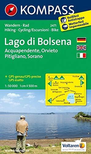 9783850266109 Carta escursionistica n. 2471. Lago di Bolsena 1:5...enau. 1:50000