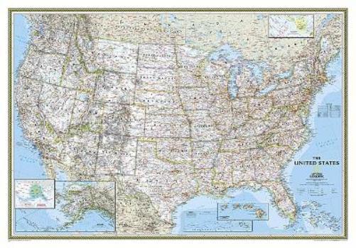 National Geographic Maps United States Classic, Laminated (Map)
