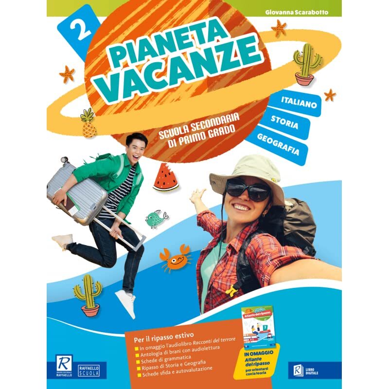 6712496 3305551 Libri Scarabotto Giovanna - Pianeta Vacanze. Italiano, Storia E