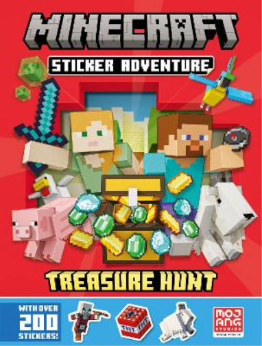 Minecraft Sticker Adventure: Treasure Hunt (Tascabile)