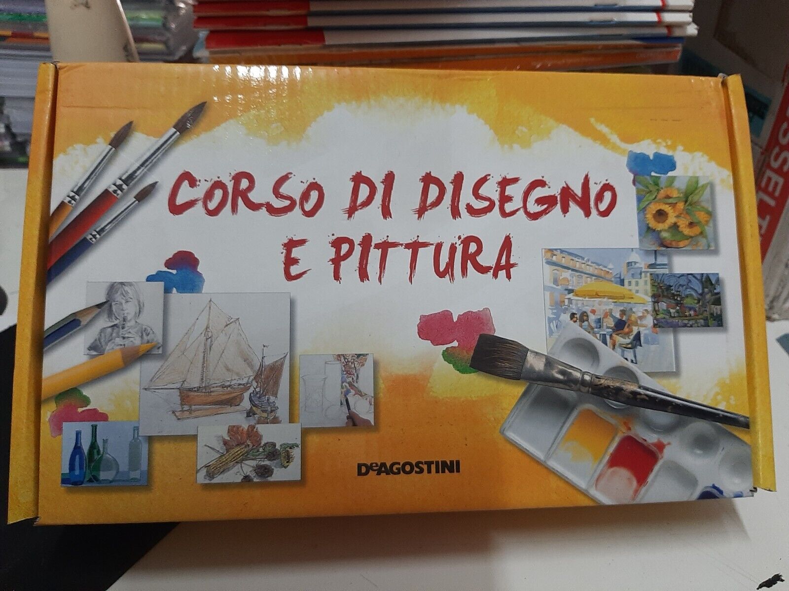 CORSO DI DISEGNO E PITTURA I SEGRETI DEL DISEGNO manuale +manichino di legno