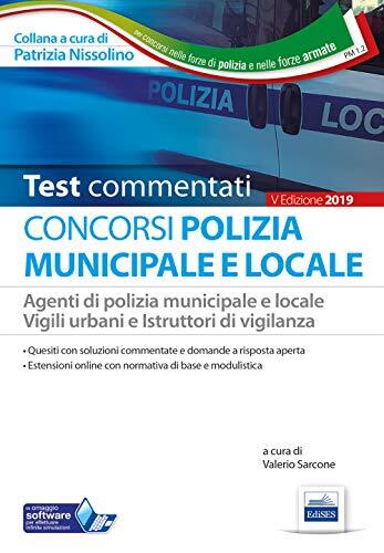 9788893622264 I test del concorso Polizia municipale. Agenti di ...prove scritte