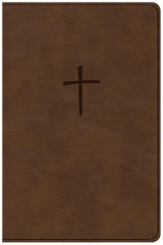 CSB Bibles by H CSB Compact Bible, Brown LeatherTouch, Va (Rilegato in ecopelle)