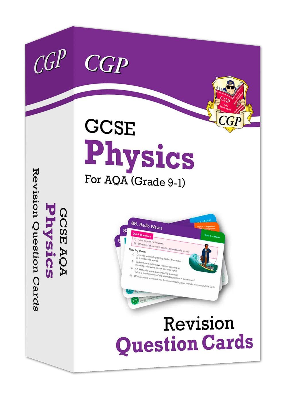 LIbri UK/US Cgp Books - 9-1 Gcse Physics Aqa Revision Question Cards