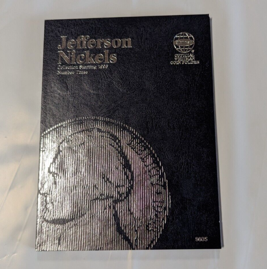 Jefferson Nickels Album Moneta Cartelletta Whitman Volume #3 Starting 1996 Nuovo