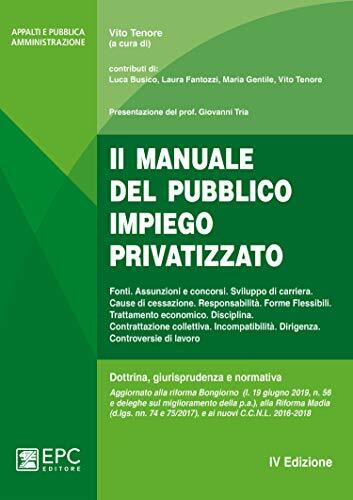 9788863109429 Il manuale del pubblico impiego privatizzato - V. Tenore