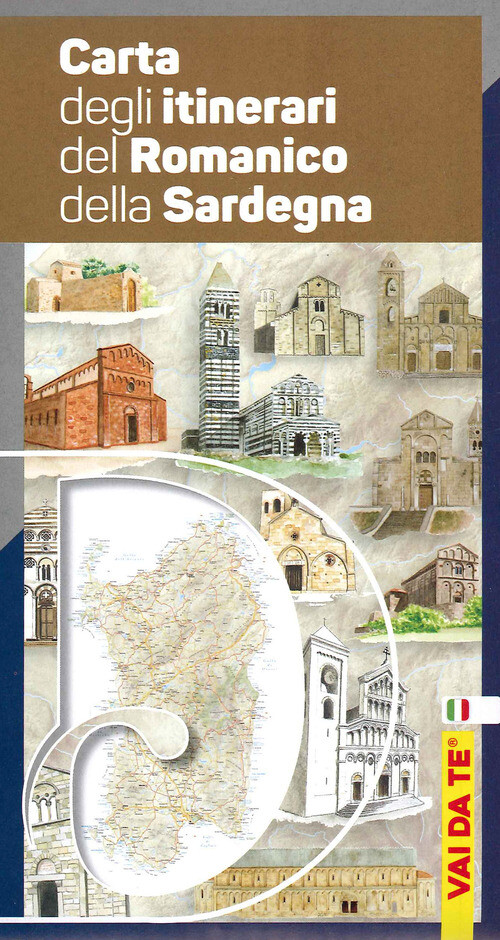 CARTA DEGLI ITINERARI DEL ROMANICO DELLA SARDEGNA TOLA MARIO MATTEO, LOCCI GIANL