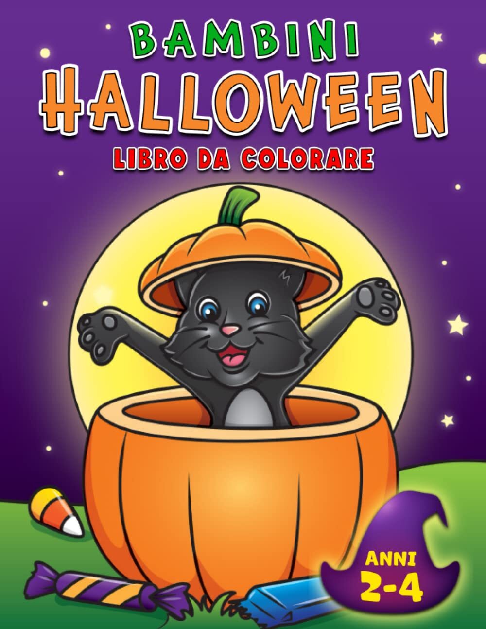 9781955421799 Bambini Halloween Libro da Colorare: Dai 2 ai 4 an...zzi e ragazze
