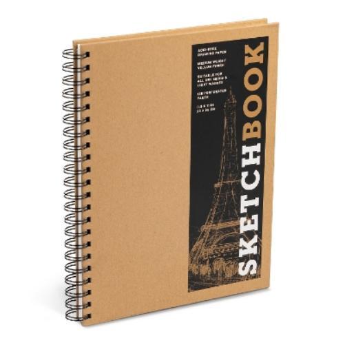 Sketchbook (basic large spiral Kraft) (Copertina rigida)