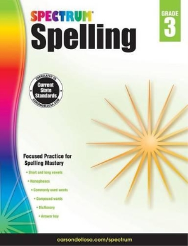 Spectrum Spelling, Grade 3 (Tascabile) Spectrum