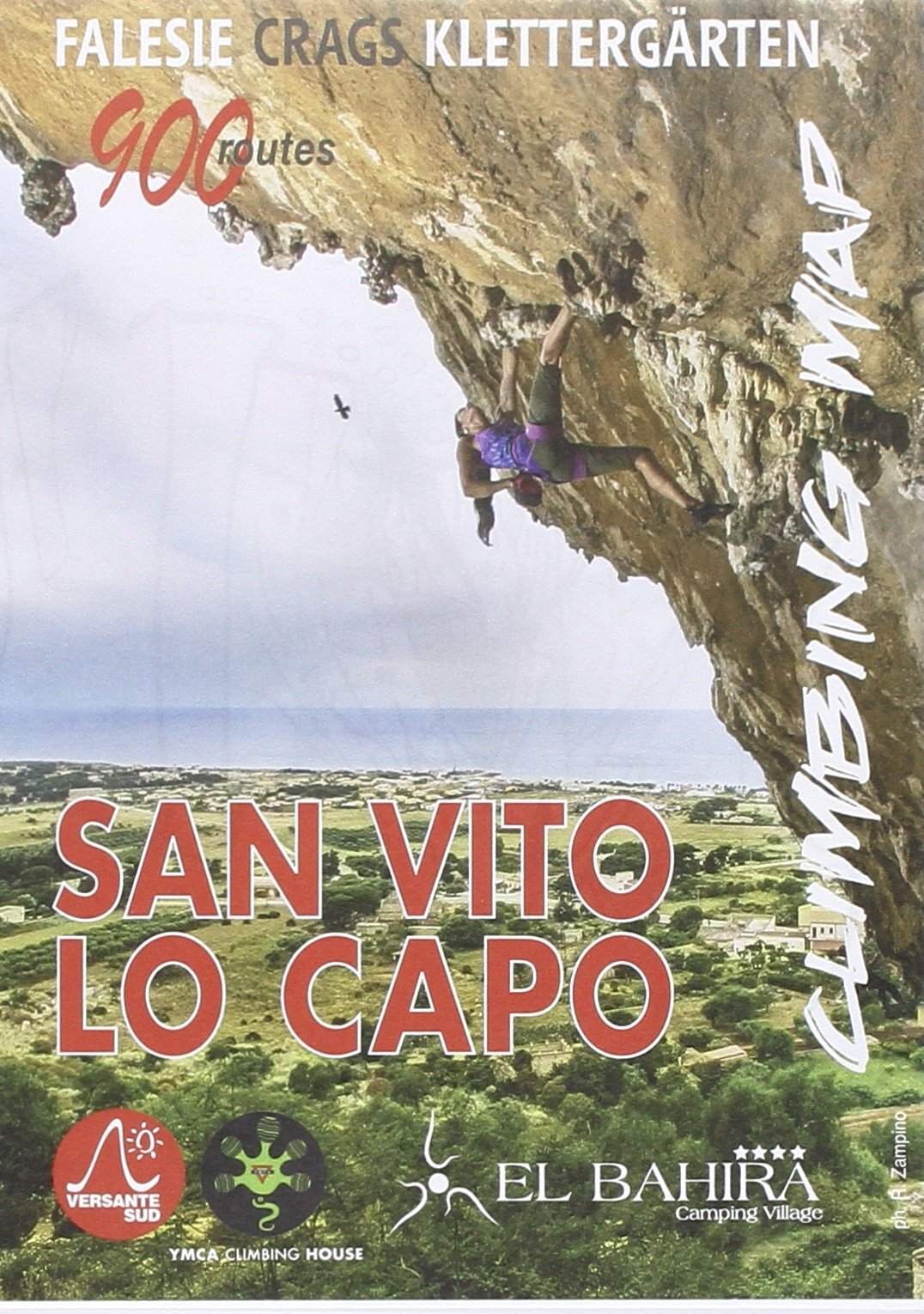 Libri San Vito Lo Capo Climbing Map. 850 Vie