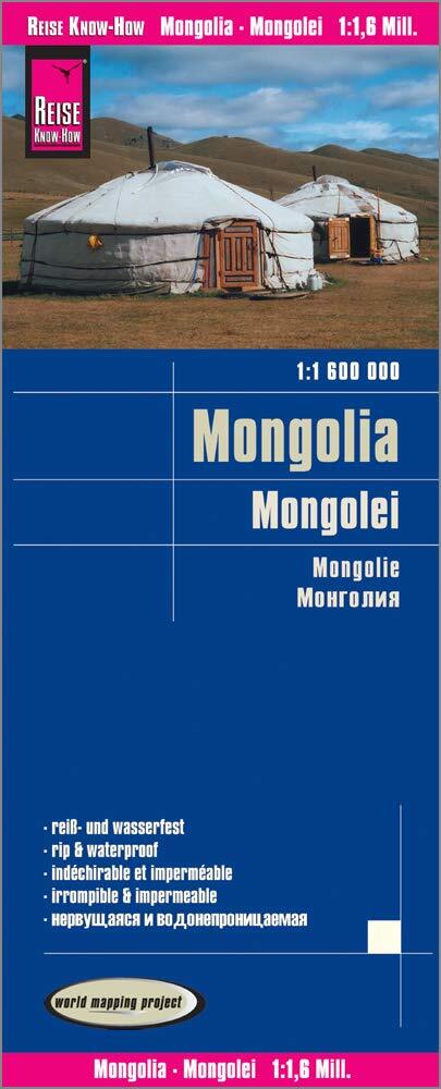 9783831773039 Reise Know-How Landkarte Mongolei 1 : 1.600.000: w...pping project