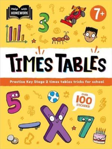 Help With Homework: Age 7+ Times Tables (Tascabile)