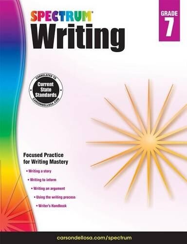 Spectrum Writing, Grade 7 (Tascabile) Spectrum