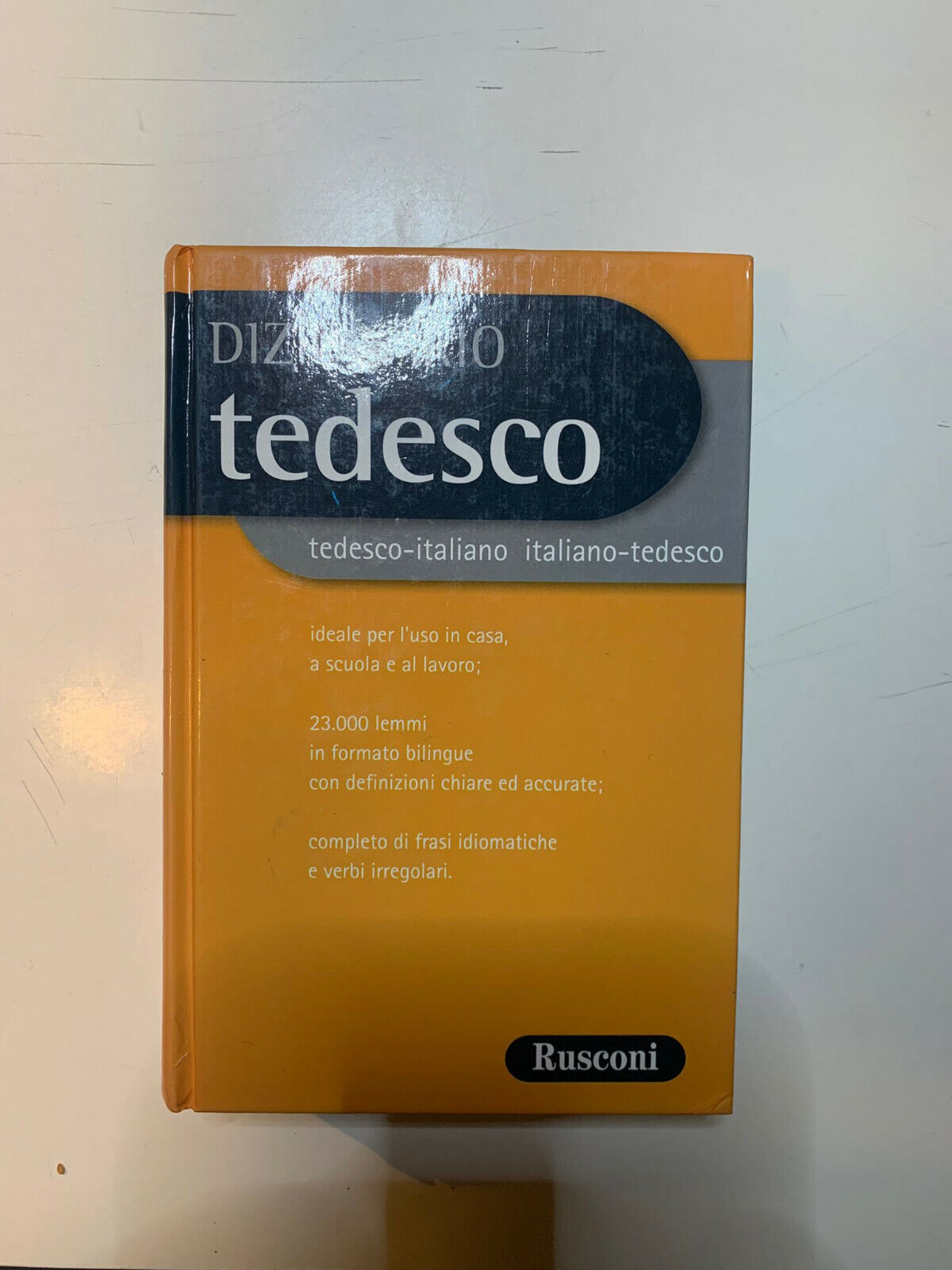 LOTTO DIZIONARI RUSSO ITALIANO + TEDESCO ITALIANO FORMATO PRATICO -- RUSCONI