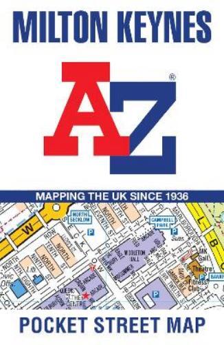 Milton Keynes A-Z Pocket Street Map (Map)