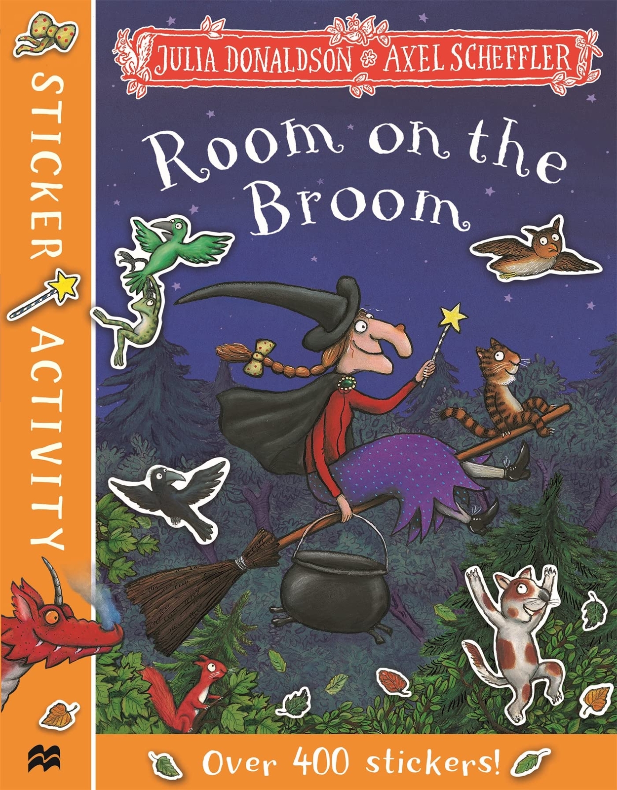 9781529023633 Room on the Broom Sticker Book - Julia Donaldson