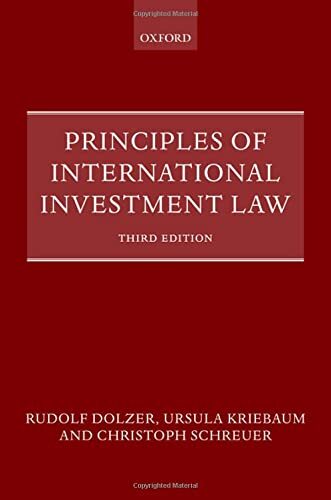 9780192857811 Principles of International Investment Law - Rudolf Dolzer,Ursula