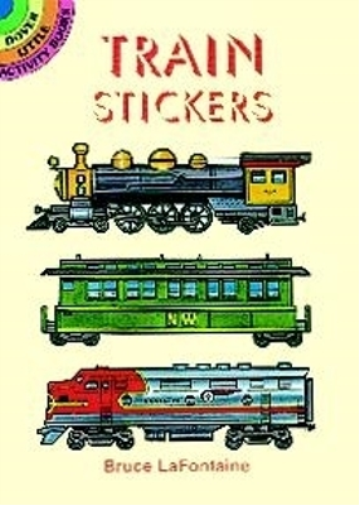 Bruce Lafontaine Train Stickers (Merchandise) Little Activity Books