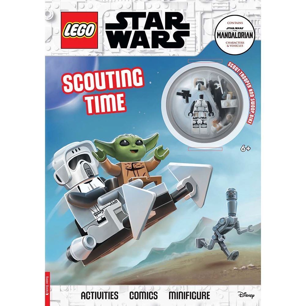 Lego Star Wars Scout Volta Libro Con Trooper Minifigurina E Swoop Bicicletta