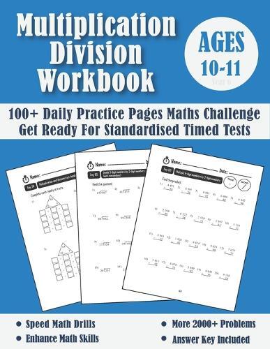 Math Blue Publi Multiplication And Division Year 6 Maths Challenge - (Tascabile)