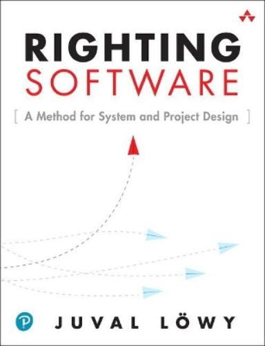 Juval Löwy Righting Software (Tascabile)